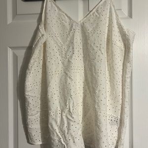Eyelet Tank Top
